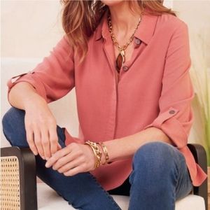 Soft Surroundings Bijalee Tunic Dusty Cedar Large